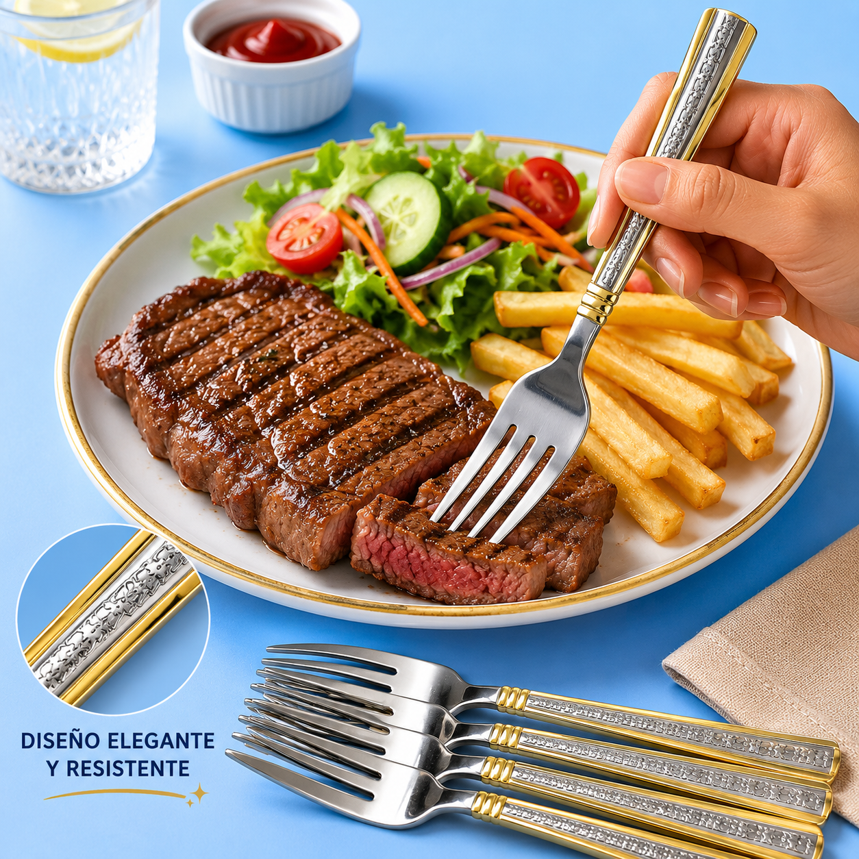 SET TENEDOR 6PCS PACA X 100