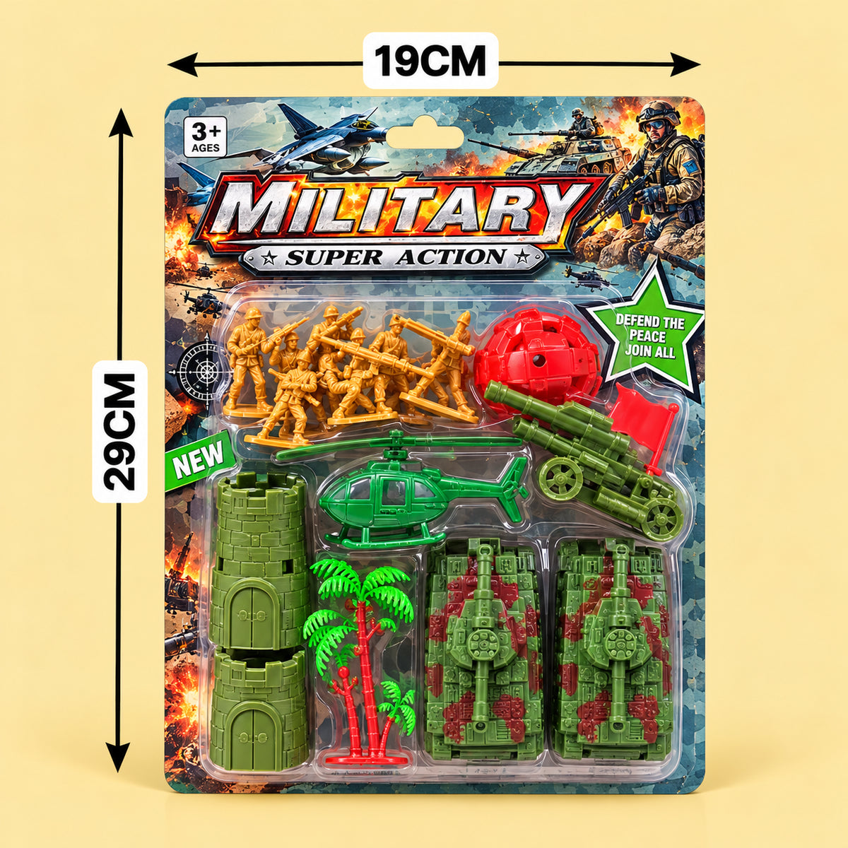 SET MUNECOS MILITAR