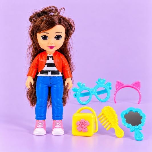 MUÑECA CON ACCESORIOS