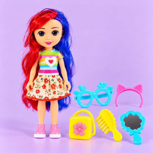 MUÑECA CON ACCESORIOS