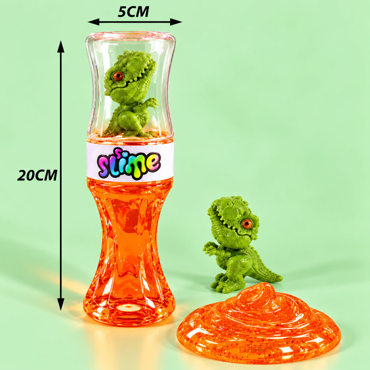SLIME CON DINOSAURIO