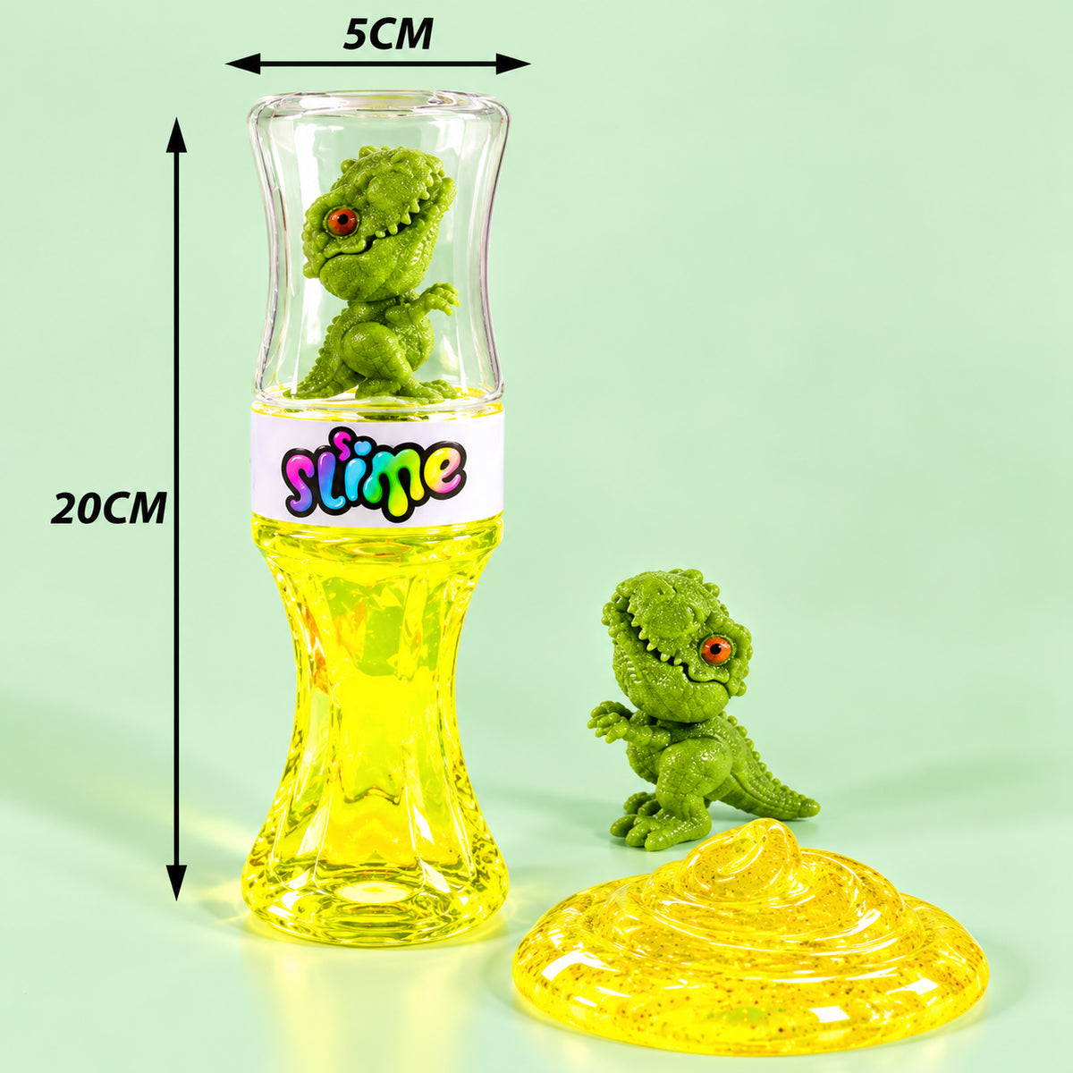 SLIME CON DINOSAURIO