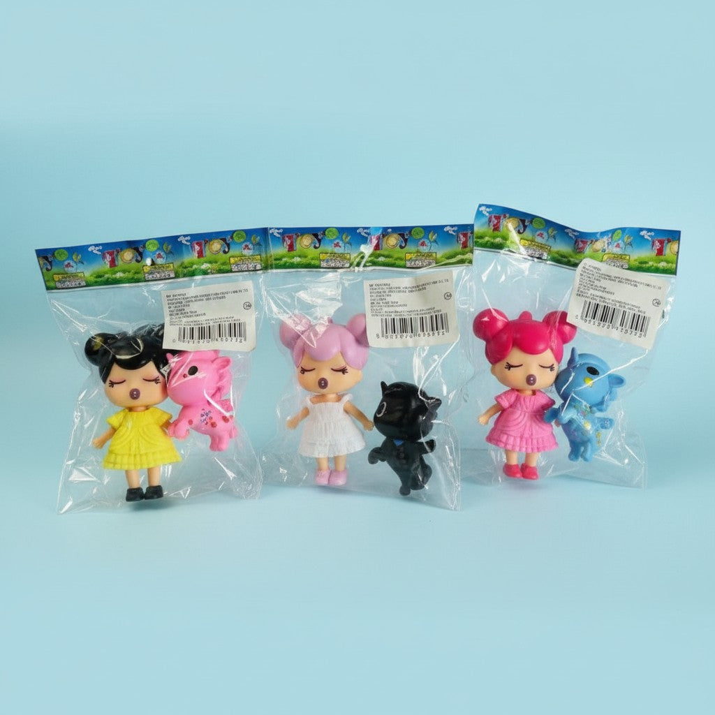 JUGUETE NIÑA (MUÑECA CON ACCESORIOS (2PCS)) PACA X 1200 UND