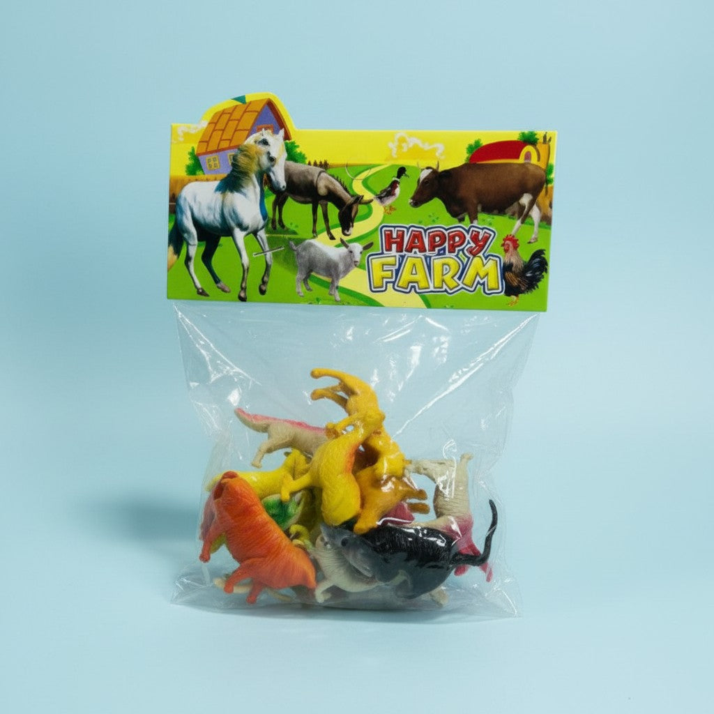 JUGUETE NIÑO ( SET ANIMALES (12 Pcs) PACA X 576 UND