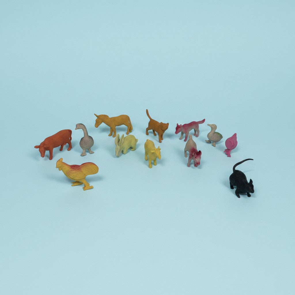 JUGUETE NIÑO ( SET ANIMALES (12 Pcs) PACA X 576 UND