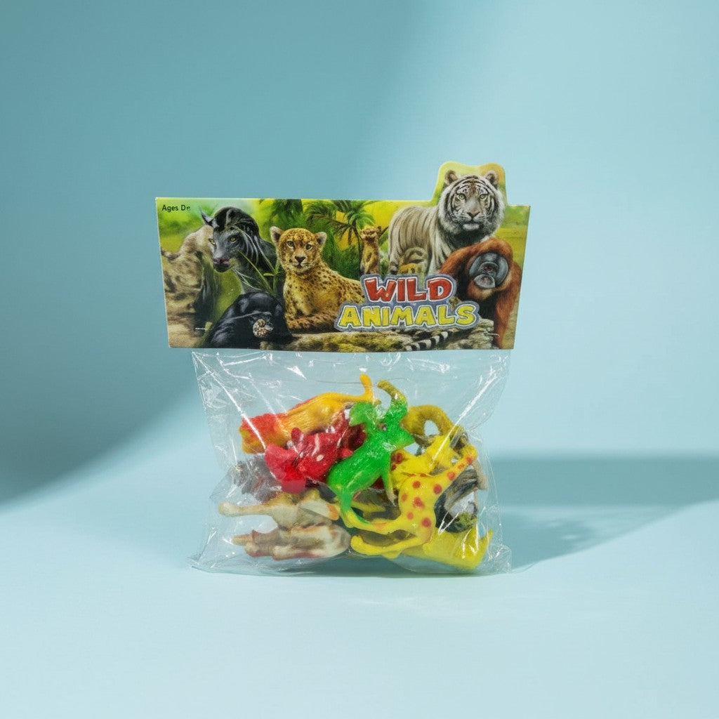 JUGUETE NIÑO ( SET ANIMALES (12 Pcs) PACA X 576 UND