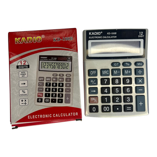 CALCULADORA GRANDE PLATEADA