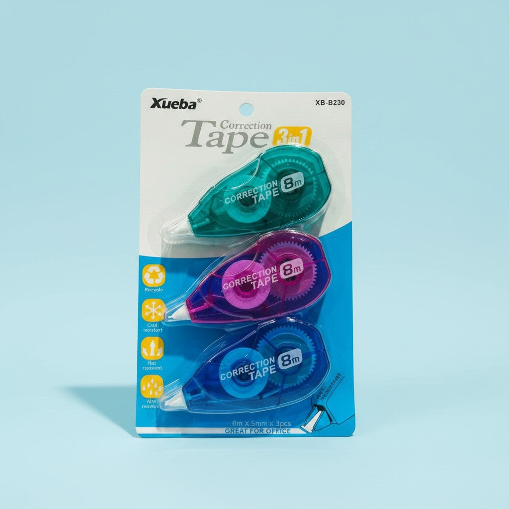 SET CINTA CORRECTORA X 3 PACA X 384 UND